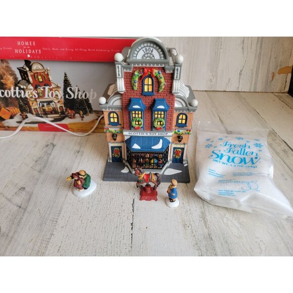 Dept 56 58871 Scottie's toy shop Village accessory Xmas - Picture 1 of 12